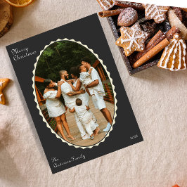 Cartes Pour Fêtes Annuelles Photographie de Noël crânienne au charbon