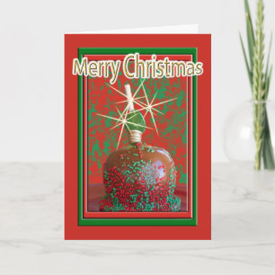 Cartes Pour Fêtes Annuelles Photographie de pomme de Noël Yummy Caramel
