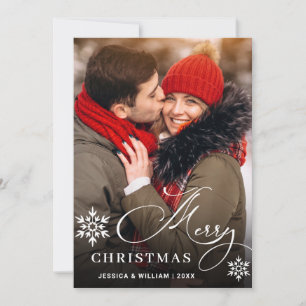Cartes Pour Fêtes Annuelles Photographie moderne de Noël Joyeux voeux