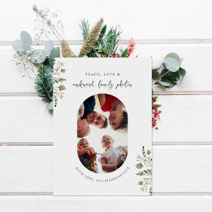 Cartes Pour Fêtes Annuelles Photos de famille paisible, amoureuse et attirante