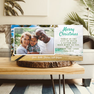 Cartes Pour Fêtes Annuelles Photos de Noël chrétienne des mers tropicales