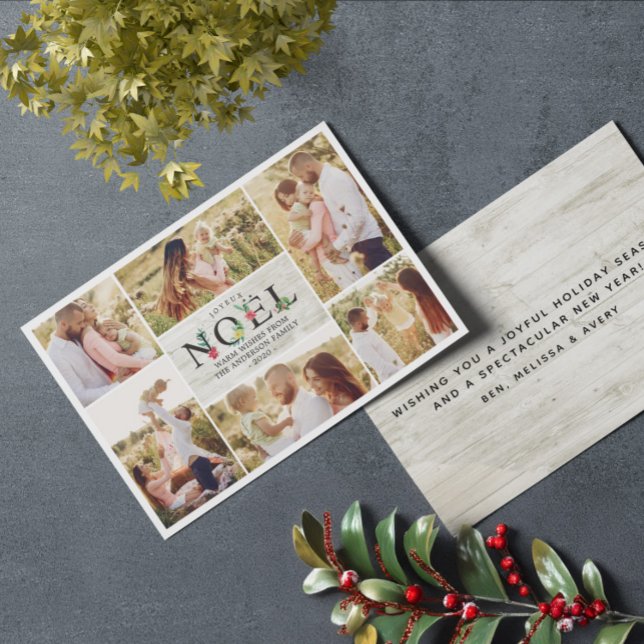Cartes Pour Fêtes Annuelles Photos de Noël de Joyeux Noel (Créateur téléchargé)
