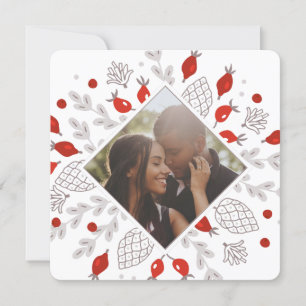 Cartes Pour Fêtes Annuelles Photos de Noël personnalisées en hiver