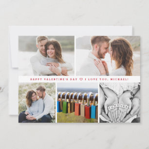 Cartes Pour Fêtes Annuelles Photos Heureuses Saintes-Valentin modernes