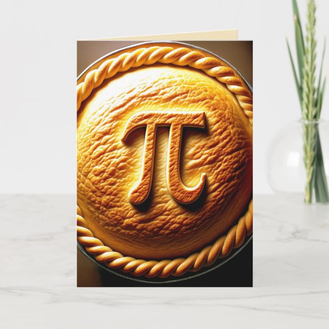 Cartes Pour Fêtes Annuelles Pi Jour (Devant)