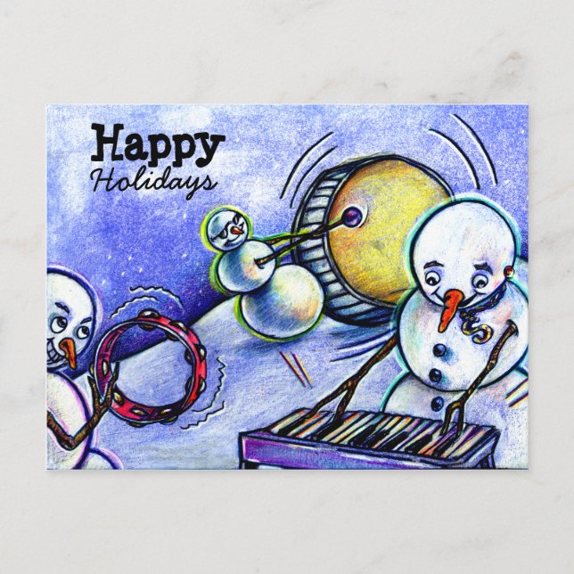 Cartes Pour Fêtes Annuelles Piano avec touche (Devant)