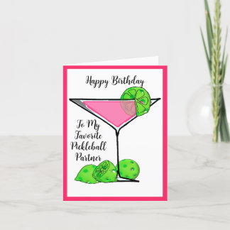 Cartes Pour Fêtes Annuelles Pickleball Anniversaire aimez la façon dont vous d
