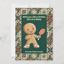 Pickleball 🎄 Joyeux Noël, texte personnalisé