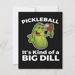 Cartes Pour Fêtes Annuelles Pickleball un peu une grosse affaire