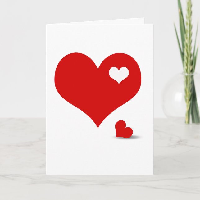 Cartes Pour Fêtes Annuelles Pièce de mon coeur (Devant)