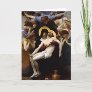 Cartes Pour Fêtes Annuelles Pieta de Bouguereau