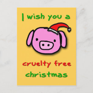Cartes Pour Fêtes Annuelles Piggy xmas