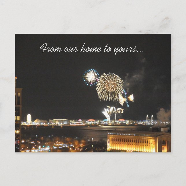 Cartes Pour Fêtes Annuelles Pilier 2009 de marine (Devant)
