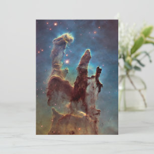 Cartes Pour Fêtes Annuelles Piliers de création, Aigle Nebula Hubble Space
