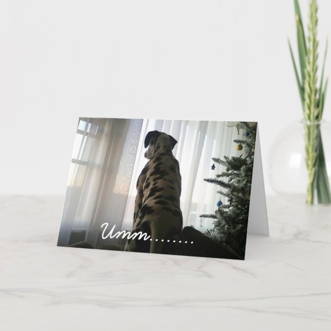 Cartes Pour Fêtes Annuelles Pimpant le Dalmation (Devant)