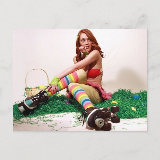 Cartes Pour Fêtes Annuelles Pin de Pâques (Devant)