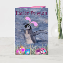 Cartes Pour Fêtes Annuelles Pingouin de Pâques
