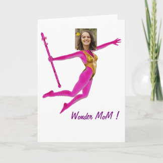 Cartes Pour Fêtes Annuelles Pink Fushia Wonder Woman, Fairy Wand -
