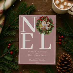 Cartes Pour Fêtes Annuelles Pink Noel Christmas Wath Photo