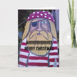 CARTES POUR FÊTES ANNUELLES "PIRATE" DIT "JOYEZ NOËL" À SA MANIÈRE