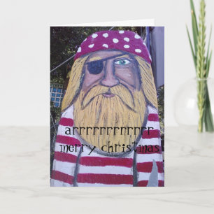 CARTES POUR FÊTES ANNUELLES "PIRATE" DIT "JOYEZ NOËL À SA MANIÈRE