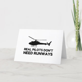 Cartes Pour Fêtes Annuelles PISTES PILOTES D'Hélicoptères