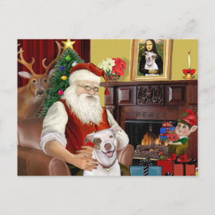 Cartes Pour Fêtes Annuelles Pit Père Noël Bull #2