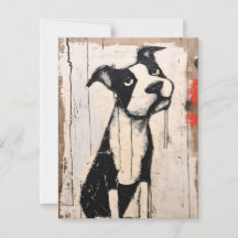 Pitbulbe noir et blanc mignon