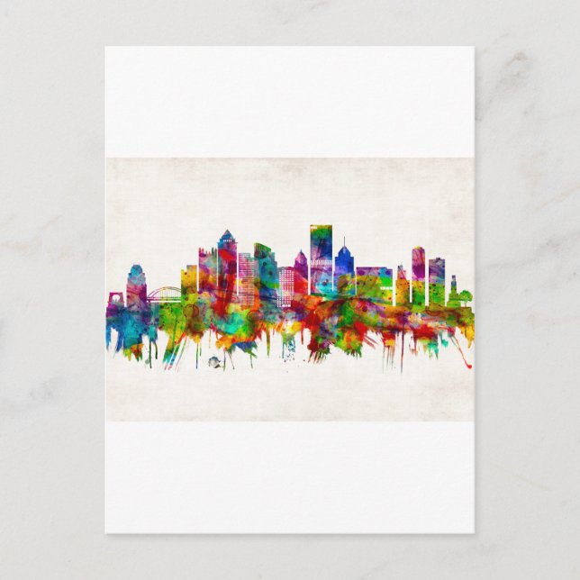 Cartes Pour Fêtes Annuelles Pittsburgh (Devant)
