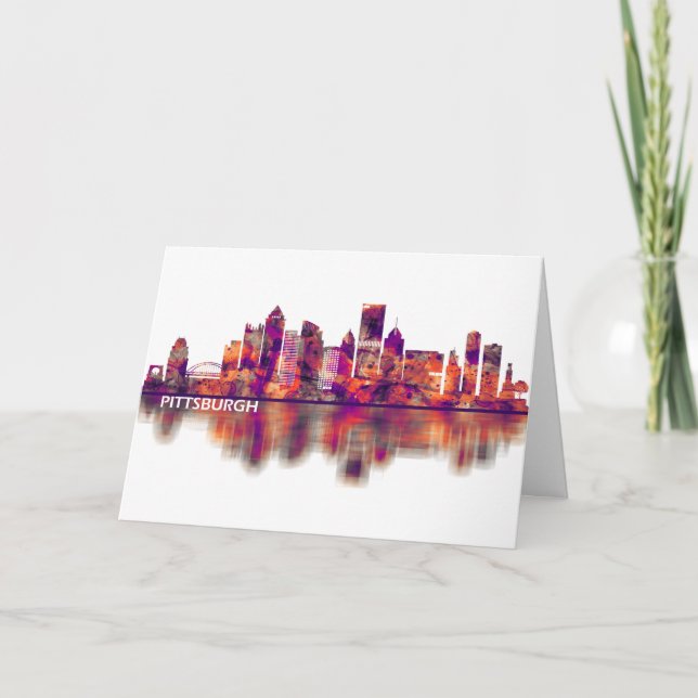 Cartes Pour Fêtes Annuelles Pittsburgh (Devant)