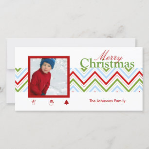Cartes Pour Fêtes Annuelles PixDezines Chevron Noël