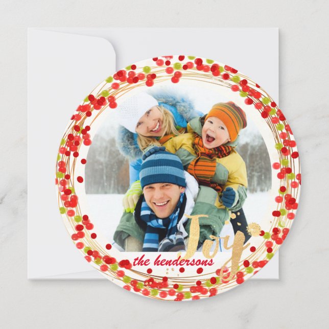 Cartes Pour Fêtes Annuelles PixDezines couronne/cartes de fin de année (Devant)