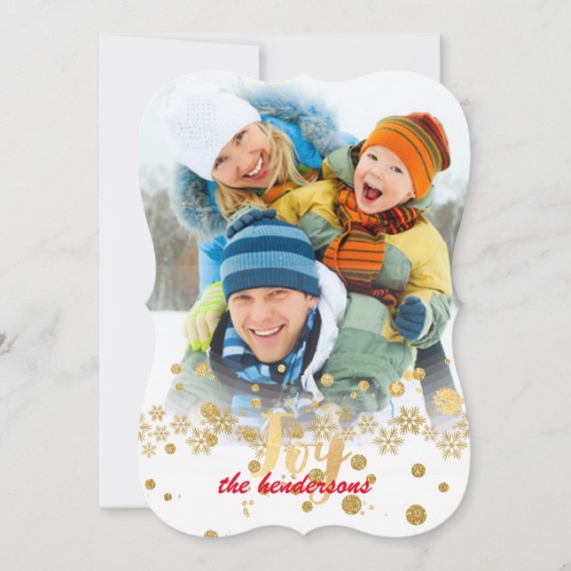 Cartes Pour Fêtes Annuelles PixDezines flocons/carte de fin de année (Devant)