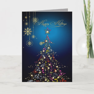 Cartes Pour Fêtes Annuelles PixDezines Sparkling Christmas Tree do-it-yourself