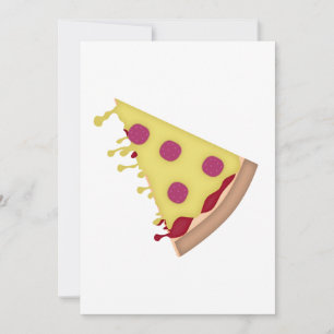 Cartes Pour Fêtes Annuelles Pizza Slices
