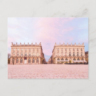 Cartes Pour Fêtes Annuelles Placer Stanislas Nancy France au coucher du soleil