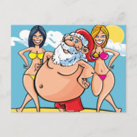 plage de bikini santa claus