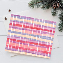 Plaid Esquissé Pastel | Aquarelle Mignonne