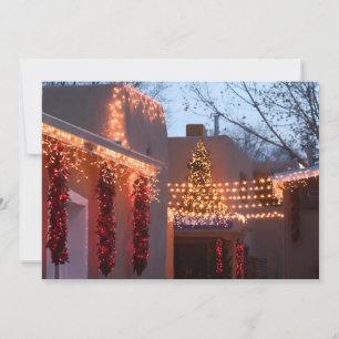 Cartes Pour Fêtes Annuelles Plan rapproché des lumières de vacances sur le