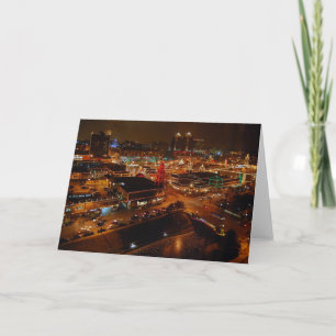 Cartes Pour Fêtes Annuelles Plaza de club national, Kansas City, lumières de