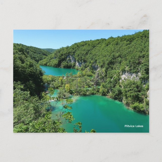 Cartes Pour Fêtes Annuelles Plitvice Lakes Croatia (Devant)