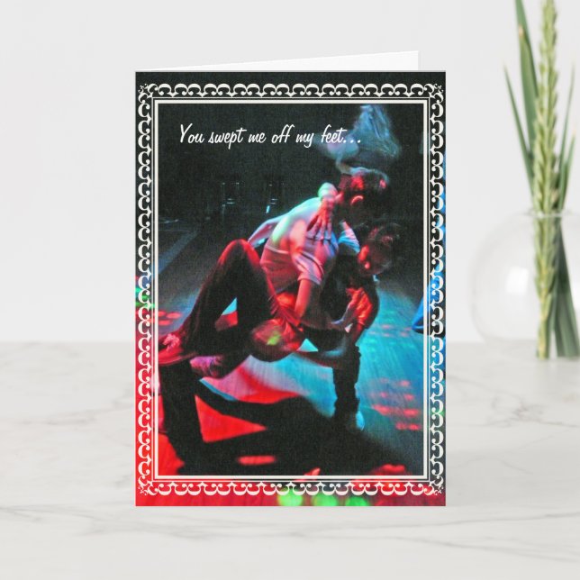 Cartes Pour Fêtes Annuelles Plongement de danseurs (Devant)
