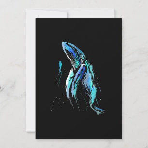 Cartes Pour Fêtes Annuelles Plongeur plongeur Humpback baleine natation Cadeau