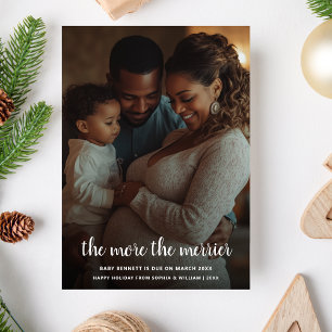 Cartes Pour Fêtes Annuelles Plus La Superposition De Noël De Merrier Photo