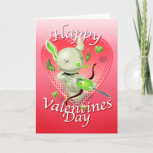 Cartes Pour Fêtes Annuelles Poe l'adieu à la marionnette Valentine