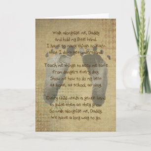 Cartes Pour Fêtes Annuelles Poème pour papa