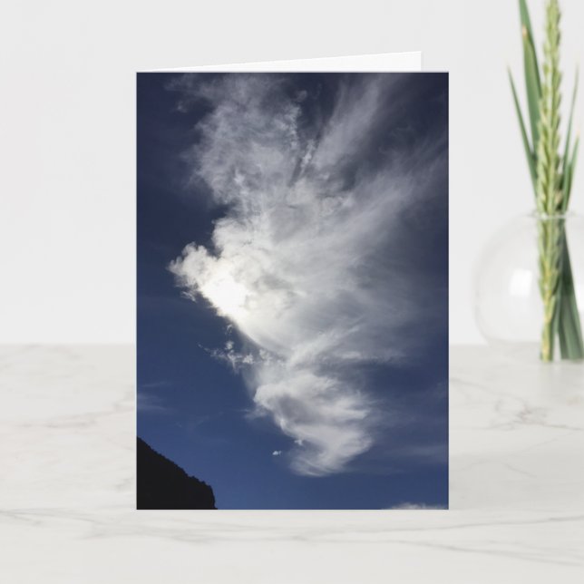 Cartes Pour Fêtes Annuelles Poésie Angels (Devant)