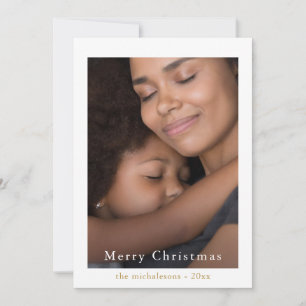 Cartes Pour Fêtes Annuelles Points simples et jolies Joyeux Noël Photo