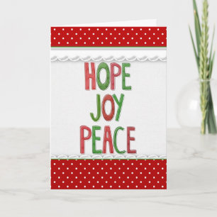 Cartes Pour Fêtes Annuelles Pois de Noël