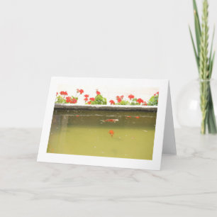 Cartes Pour Fêtes Annuelles Poisson rouge de Nowruz